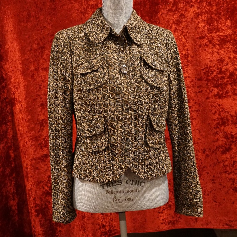 Carlisle Tan with Black Blazer with Pockets